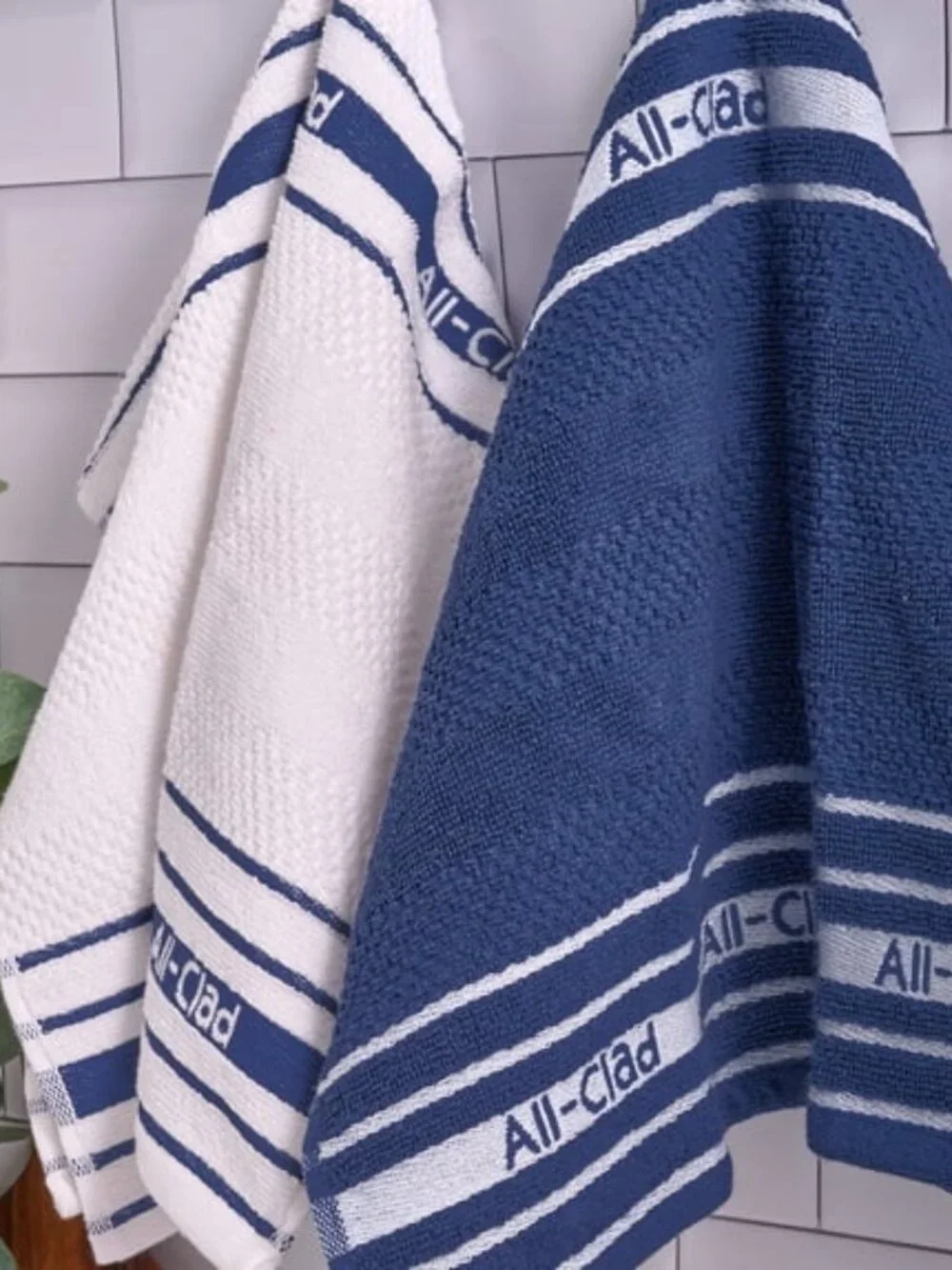 All-Clad Popcorn Texture Cotton Blend Kitchen Towels | 2-Pack | Brand New/NWT